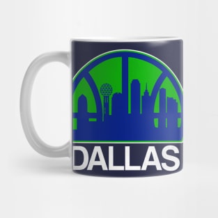 Dallas Basketball Skyline Mug